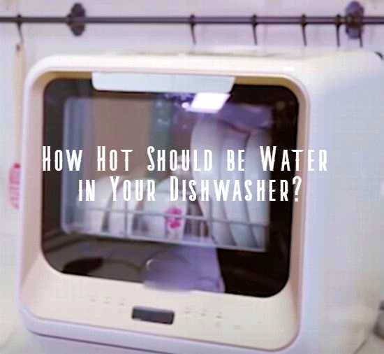 how hot can dishwasher water be